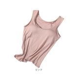 カップ付きタンクトップ レディース 通販 カップ付きインナー ブラトップ タンクトップ ブラタンクトップ 袖なし ノースリーブ ワイヤーなし ストレッチ ヨガ ヨガウェア ルームウェア