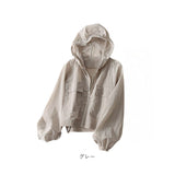 パーカー カーディガン ショート丈 薄手 レディース 通販 羽織り 羽織 長袖 涼しい フード付き ゆったり 体型カバー ショート 短め 冷房対策 冷え対策 薄い かわいい 海 OL オフィス