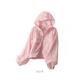 パーカー カーディガン ショート丈 薄手 レディース 通販 羽織り 羽織 長袖 涼しい フード付き ゆったり 体型カバー ショート 短め 冷房対策 冷え対策 薄い かわいい 海 OL オフィス