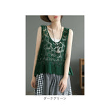 ベスト 透かし編み レディース 通販 透かし編みベスト 透かし 編み 夏 トップス 重ね着 レイヤード かわいい 可愛い カジュアル おしゃれ オシャレ レディースベスト春夏物 春服 夏服
