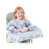 お食事エプロン テーブルクロス一体型 通販 スモック 子供用 スモッグエプロン スモッグ 長袖 スモックエプロン エプロン 子供 長袖エプロン ロング 幼児 園児 子ども こども キッズ