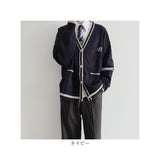 カーディガン メンズ 通販 スクールカーディガン 学生服 長袖 男子 アウター 通学 Vネック おしゃれ ワンポイント 前開き カーデ 中学生 高校生 ゆったり 男の子 学校 スクール ニット