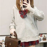 パーカー レディース おしゃれ 通販 ジップアップパーカー ジップパーカー ゆったり 学生服 高校生 中学生 女子 スクールカーディガン 羽織り 学生 秋 春 冬 無地 秋冬 オシャレ かわいい