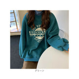 薄手 トレーナー レディース 通販 スウェット プルオーバー トップス ゆったり 春 春秋 秋 冬 長袖 部屋着 ルームウェア おしゃれ ロゴ オーバーサイズ メンズ オシャレ クルーネック