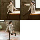 キッズコート 女の子 通販 アウター 子供服 コート おしゃれ ロングコート 子ども キッズ服 秋冬 上品 かわいい フォーマル きれいめ 通園 通学 薄手 可愛い 子ども服 キッズアウター