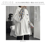 パーカー 長袖 通販 長袖パーカー フード付きパーカー フードパーカー オーバーサイズパーカー レディース メンズ プルオーバー ドロップショルダー フェイクレイヤード 重ね着風