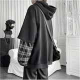 パーカー 長袖 通販 長袖パーカー フード付きパーカー フードパーカー オーバーサイズパーカー レディース メンズ プルオーバー ドロップショルダー フェイクレイヤード 重ね着風