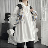 パーカー 長袖 通販 長袖パーカー フード付きパーカー フードパーカー オーバーサイズパーカー レディース メンズ プルオーバー ドロップショルダー フェイクレイヤード 重ね着風