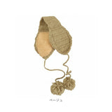 イヤーマフ 耳当て ニット ボンボン付き 通販 耳あて イヤーウォーマー イヤーマフラー 耳カバー ファー 耳 暖かい あたたかい あったか 防寒 幅広 裏ファー かわいい 可愛い 秋冬