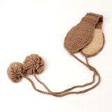 イヤーマフ 耳当て ニット ボンボン付き 通販 耳あて イヤーウォーマー イヤーマフラー 耳カバー ファー 耳 暖かい あたたかい あったか 防寒 幅広 裏ファー かわいい 可愛い 秋冬