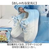 スニーカー レディース 通販 ローカットスニーカー カジュアルスニーカー カジュアルシューズ グラデーションスニーカー 大人 女性 カジュアル シンプル おしゃれ かわいい 通勤 通学