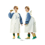 レインコート キッズ ランドセル対応 収納付き 通販 ポンチョ かっぱ レインウェア レインポンチョ 雨具 雨がっぱ 雨合羽 ランドセル 子ども用 子供用 女の子 男の子 かわいい こども