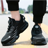 セーフティーシューズ 通販 安全靴 メンズ 作業靴 セーフティシューズ セーフティ スニーカー ワークシューズ シューズ 靴 くつ ダイヤル式 レディース 男女兼用 軽量 通気性 鋼先芯