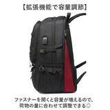 リュックサック メンズ 大容量 通販 リュック バックパック ビジネスバッグ 通勤バッグ 旅行 出張 通学 通勤 鞄 かばん USBポート 靴収納 軽い 軽量 拡張機能 ビジネスリュック
