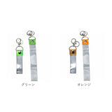 銀テープ キーホルダー 2個セット 通販 収納 推し活 推し ホルダー バッグチャーム ストラップ ネームタグ 推し色 保管 保存 ライブ live イベント アイドルグッズ グッズ