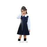 ワンピース スーツ 女の子 3点セット 通販 フォーマルワンピース キッズワンピース ブラウス 長袖 リボン 子供スーツ フォーマル 子供服 子ども服 キッズ こども 子供 子ども おでかけ
