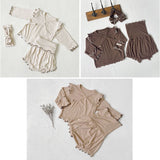 ベビー服 長袖 2点セット 通販 トップス ズボン ボトムス 子供服 子ども服 セットアップ 上下セット 上下 セット 秋冬 シンプル 無地 着せやすい 赤ちゃん 出産祝い ナチュラル かわいい