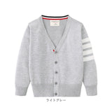 スクールカーディガン ジュニア キッズ 通販 学生服 男の子 カーディガン おしゃれ 女の子 ライン入り 子供服 かわいい 通学 ニットカーディガン シンプル ワンポイント キッズ服 メンズ