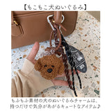 ぬいぐるみチャーム 通販 バッグチャーム バッグアクセサリー ぬいぐるみ キーホルダー キーチャーム 人形 いぬ 犬 動物 わんちゃん レディース スマホアクセサリー ストラップ お洒落