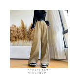 ワイドパンツ ロングパンツ レディース ポケット 通販 パンツ 長ズボン ズボン カジュアルパンツ ずぼん ボトムス ワイド カジュアル シンプル 無地 ゆったり 体型カバー 通勤 通学