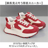 スニーカー 厚底 レディース 通販 厚底スニーカー レディス カジュアルスニーカー ダッドスニーカー 靴 くつ クツ ローカット 運動靴 ダッドシューズ 厚底シューズ 通学 学校 可愛い