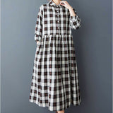 シャツワンピース ロング 通販 ロングワンピース シャツワンピ チェック ワンピ レディース ワンピース シャツ 長袖 ロング丈 フレア 春 秋 冬 ゆったり 体型カバー 大きいサイズ