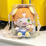 痛バッグ ぬいぐるみ ショルダー 通販 ショルダーバッグ ぬいぐるみポーチ ぬいポーチ 痛バ ミニ 推し活バッグ クリア 透明 バッグ ぬい活 ポーチ 全面クリア 推し活 推し ぬい