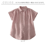 ブラウス 半袖 レディース ドット 通販 シャツ シャツブラウス 前開き 半袖シャツ レディースシャツ カジュアルシャツ ナチュラル 大人 水玉模様 スタンダード 春 夏 カジュアル きれいめ