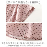 ブラウス 半袖 レディース ドット 通販 シャツ シャツブラウス 前開き 半袖シャツ レディースシャツ カジュアルシャツ ナチュラル 大人 水玉模様 スタンダード 春 夏 カジュアル きれいめ
