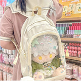 痛リュック 痛バッグ 推し活 通販 痛バ 推し活バッグ 推し活バック クリアバッグ クリアバック リュック 推しバッグ 推しバック 見せバッグ 見せバック バッグパック クリア 透明窓