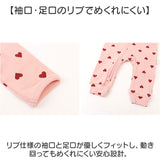 ロンパース 長袖 通販 パジャマ ベビー服 女の子 ルームウェア 赤ちゃん ジッパー フロントファスナー チャック おしゃれ オシャレ 肩フリル付き 出産お祝いギフト 可愛い かわいい
