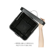 Galva ガルバス ゴミ箱 蓋つき ペダル 通販 ごみ箱 ごみばこ ダストボックス トラッシュカン トラッシュボックス ダストBOX 蓋付き ふた付き フタ付き スクエア フットペダル 30L