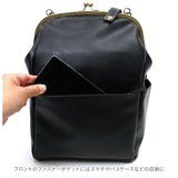 Lafiel ラフィール リュック 3146500 通販 レディース おしゃれ がま口 バッグ フェイク レザー pu 合皮 2way 手提げ 大容量 ブランド 通勤 通学 シンプル きれいめ 大人 可愛い 母の日