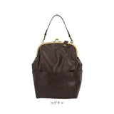 Lafiel ラフィール リュック 3146500 通販 レディース おしゃれ がま口 バッグ フェイク レザー pu 合皮 2way 手提げ 大容量 ブランド 通勤 通学 シンプル きれいめ 大人 可愛い 母の日