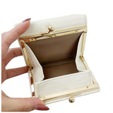 財布 レディース がま口 通販 ミニ財布 がま口財布 がまぐち財布 折財布 三つ折り財布 がま口折財布 折り財布 ミニウォレット 小銭入れ フェイク レザー 小さめ おしゃれ ギフト 贈り物