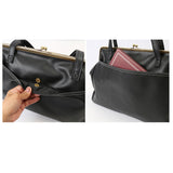 Lafiel ラフィール ショルダーバッグ 3173500 通販 レディース おしゃれ がま口 バッグ フェイク レザー pu 合皮 2way 肩掛け トートバッグ ブランド 通勤 通学 シンプル きれいめ 大人