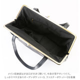 Lafiel ラフィール ショルダーバッグ 3173500 通販 レディース おしゃれ がま口 バッグ フェイク レザー pu 合皮 2way 肩掛け トートバッグ ブランド 通勤 通学 シンプル きれいめ 大人