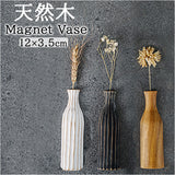 一輪挿し おしゃれ 通販 マグネットベース Mサイズ 花瓶 花びん かびん 花器 フラワーベース 一輪ざし 壁掛け 壁 壁面 木製 ドライフラワー かわいい ギフト 引っ越し祝い 引越し祝い