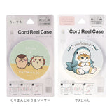 コード 収納 巻き取り 通販 リールケース ちいかわ グッズ チイカワ キャラクター コードケース コードリールケース コードホルダー まとめる 巻き取りホルダー 隠し