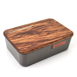 弁当箱 一段 通販 日本製 国産 ランチボックス 木蓋 お弁当箱 600ml 1段 定番 おしゃれ 電子レンジ可 食洗機可 GDS ジーディーエス 男女兼用 メンズ レディース 食洗機対応