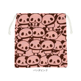 巾着袋 体操着入れ 通販 大きめ 給食袋 巾着 ポーチ 体操着袋 パンダ ネームタグ ネーム 袋 きんちゃく 不織布バッグ アシストバッグ 補助バッグ 子供 かわいい キッズ 幼稚園 保育園