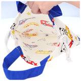 女の子 上履き入れ 通販 持ち手付き巾着 持ち手付き 巾着 上履き袋 パンダ 袋 きんちゃく 不織布バッグ アシストバッグ 補助バッグ 子供 かわいい 男の子 女の子 キッズ 幼稚園 保育園