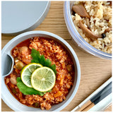 ジェルクール お弁当箱 GEL-COOL 通販 フタ 保冷剤 round with inner tray 麺 弁当箱 丼 保冷 ランチボックス 約 400ml ヌードルランチ カフェ丼 ラウンド 丸型 フルーツス デザート