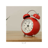 目覚まし時計 ベル 通販 置時計 置き時計 ベル時計 丸い時計 大音量 静音 電池式 めざまし時計 寝室 子供部屋 リビング ベル音 おしゃれ オシャレ 丸い 持ち運び かわいい 可愛い