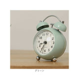 目覚まし時計 ベル 通販 置時計 置き時計 ベル時計 丸い時計 大音量 静音 電池式 めざまし時計 寝室 子供部屋 リビング ベル音 おしゃれ オシャレ 丸い 持ち運び かわいい 可愛い