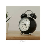 目覚まし時計 ベル 通販 置時計 置き時計 ベル時計 丸い時計 大音量 静音 電池式 めざまし時計 寝室 子供部屋 リビング ベル音 おしゃれ オシャレ 丸い 持ち運び かわいい 可愛い