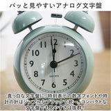 目覚まし時計 ベル 通販 置時計 置き時計 ベル時計 丸い時計 大音量 静音 電池式 めざまし時計 寝室 子供部屋 リビング ベル音 おしゃれ オシャレ 丸い 持ち運び かわいい 可愛い
