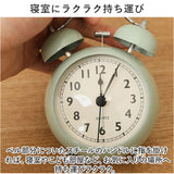 目覚まし時計 ベル 通販 置時計 置き時計 ベル時計 丸い時計 大音量 静音 電池式 めざまし時計 寝室 子供部屋 リビング ベル音 おしゃれ オシャレ 丸い 持ち運び かわいい 可愛い