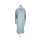 ブラウス リネン 長袖 レディース 通販 シャツ ロングシャツ 重ね着 羽織 羽織り 着回し コットン 前開き 膝上 無地 エレガント シンプル カジュアル 大人 かわいい おしゃれ