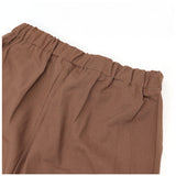 コットンリネンパンツ 通販 ワイドパンツ クロップドパンツ パンツ ボトムス ロングパンツ 綿 麻 クロップド丈 後ろゴム ポケット 無地 シンプル ナチュラル 春 夏 秋 通勤 通学 オフィス